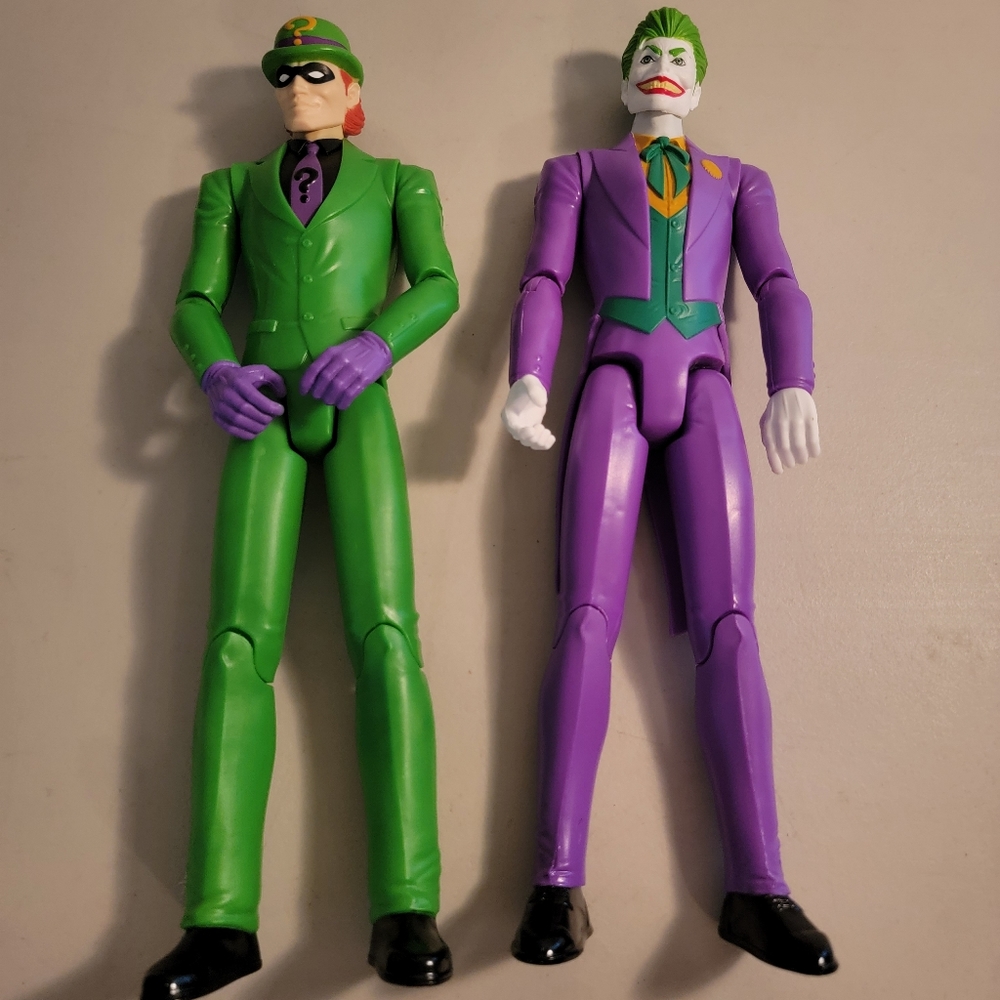 Batman Action Figures - Joker and Riddler